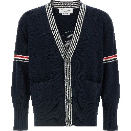 Blue Cotton Cardigan