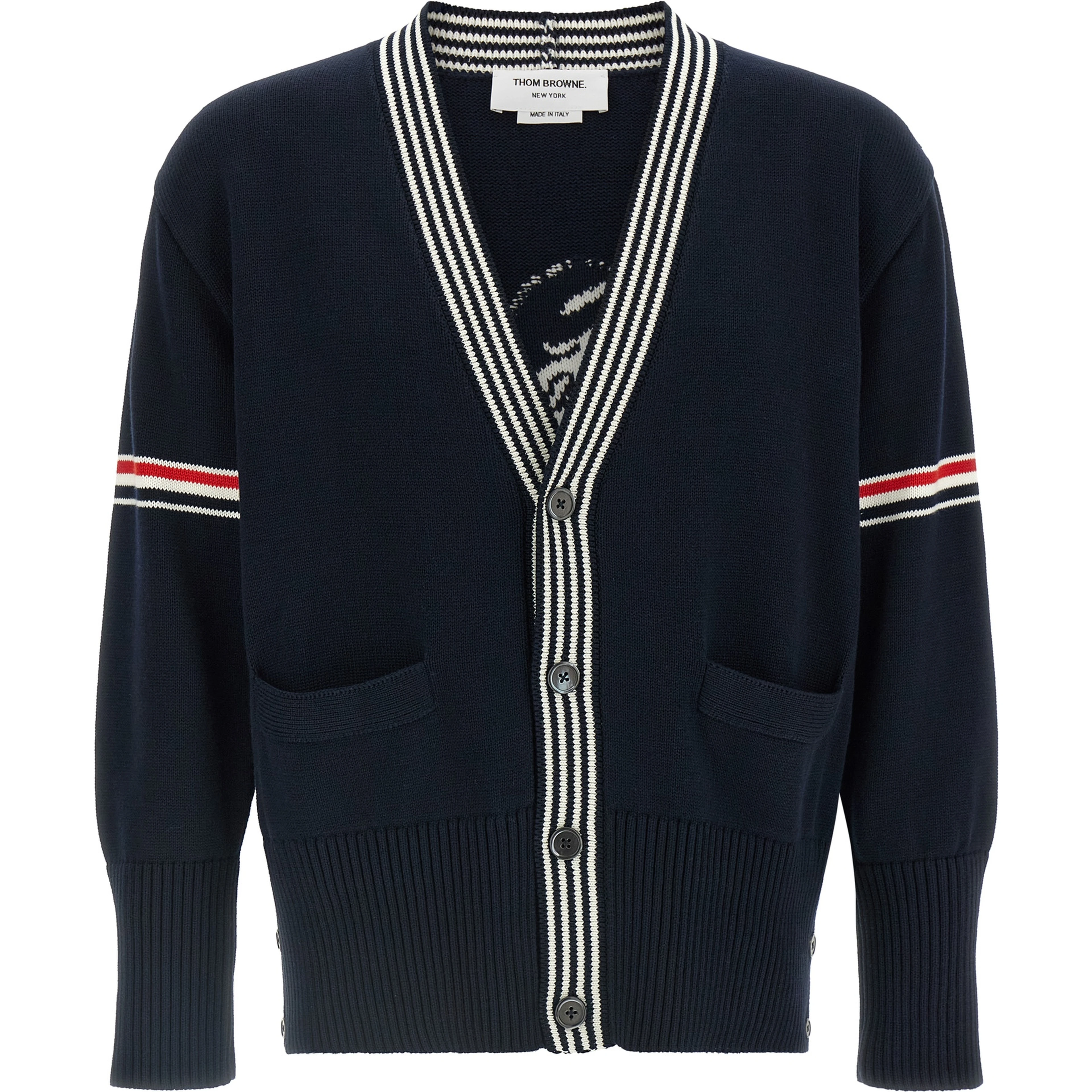 Blue Cotton Cardigan