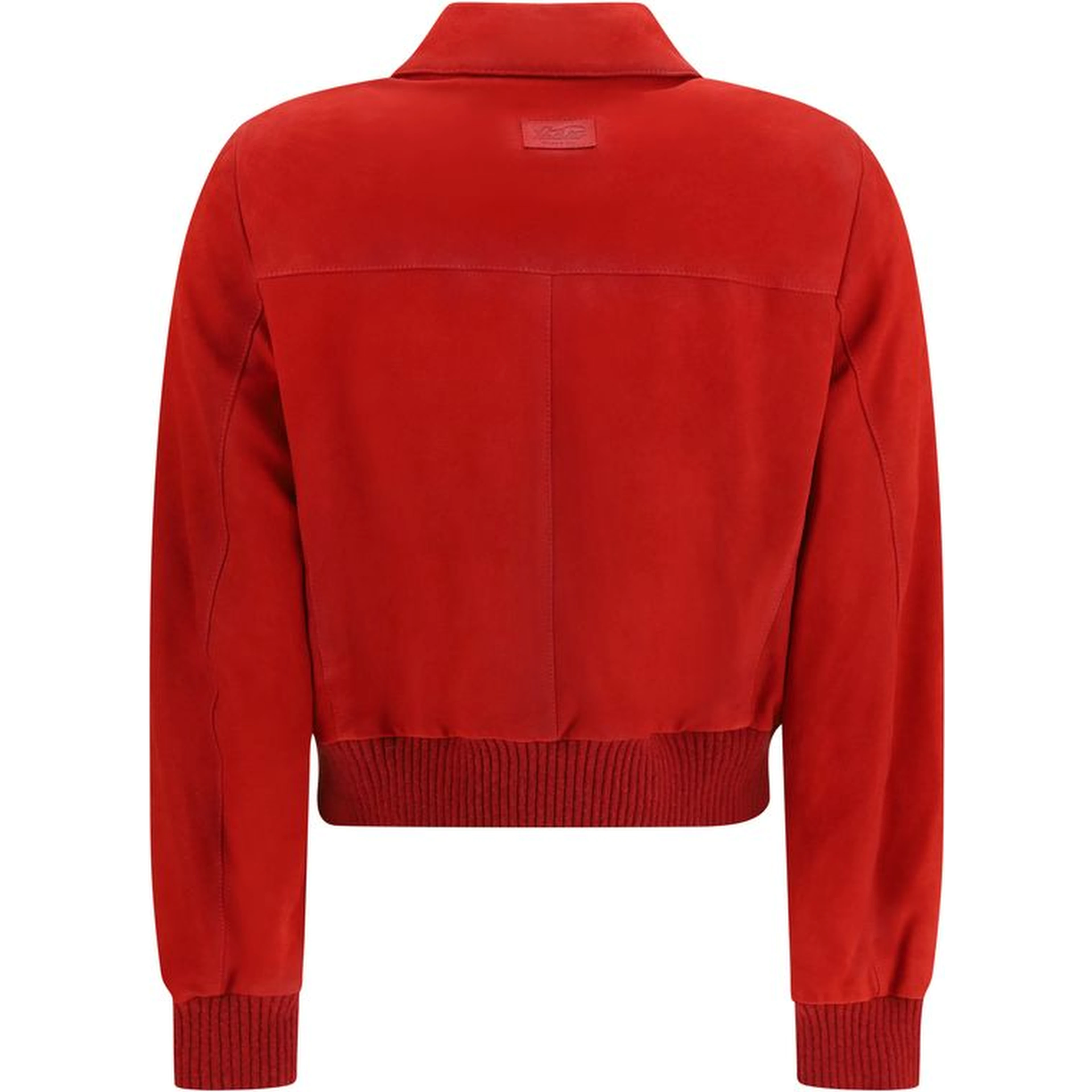 Red Goatskin Full-Length Jacket