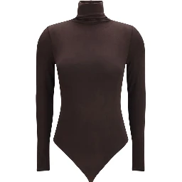 Brown Cotton Bodysuit