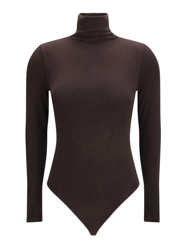 Brown Cotton Bodysuit