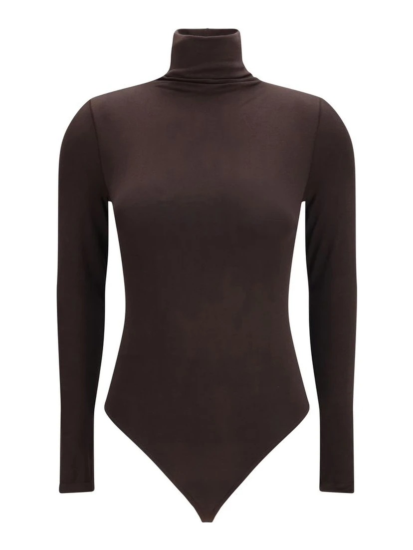 Brown Cotton Bodysuit