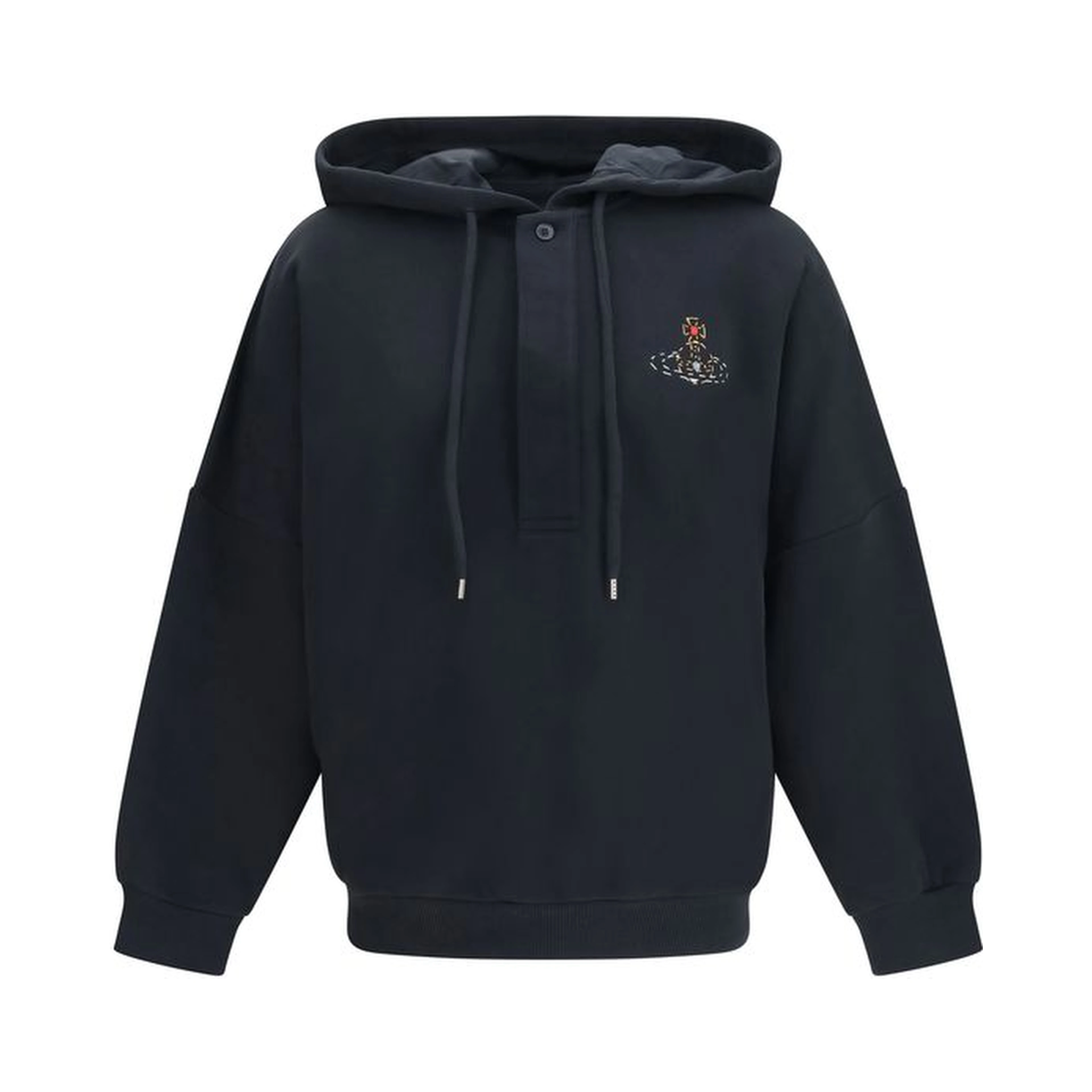 Black Cotton Sweatshirt