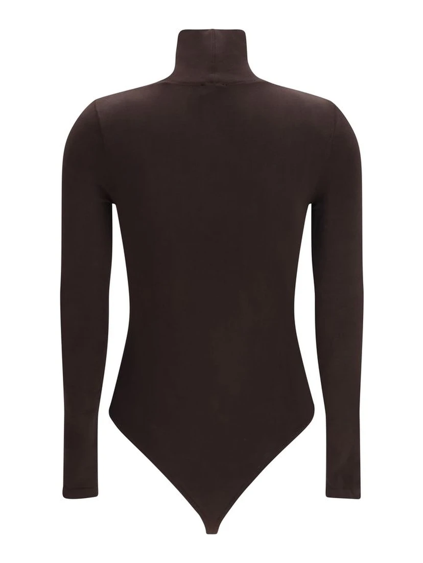 Brown Cotton Bodysuit
