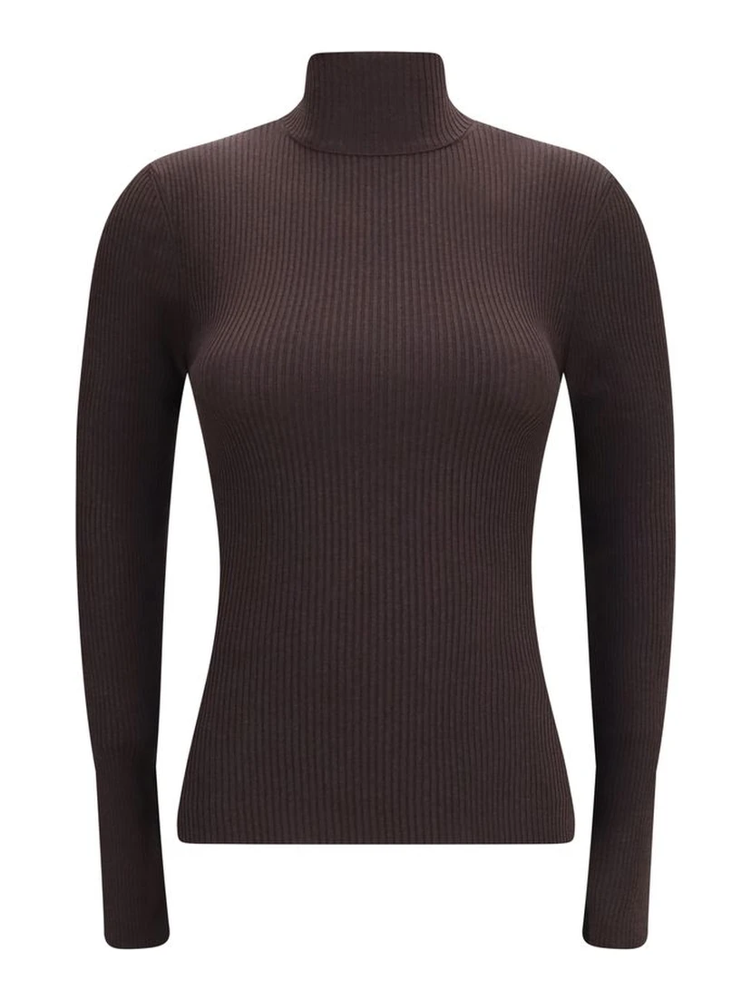 Brown Wool Oves Aries Turtleneck