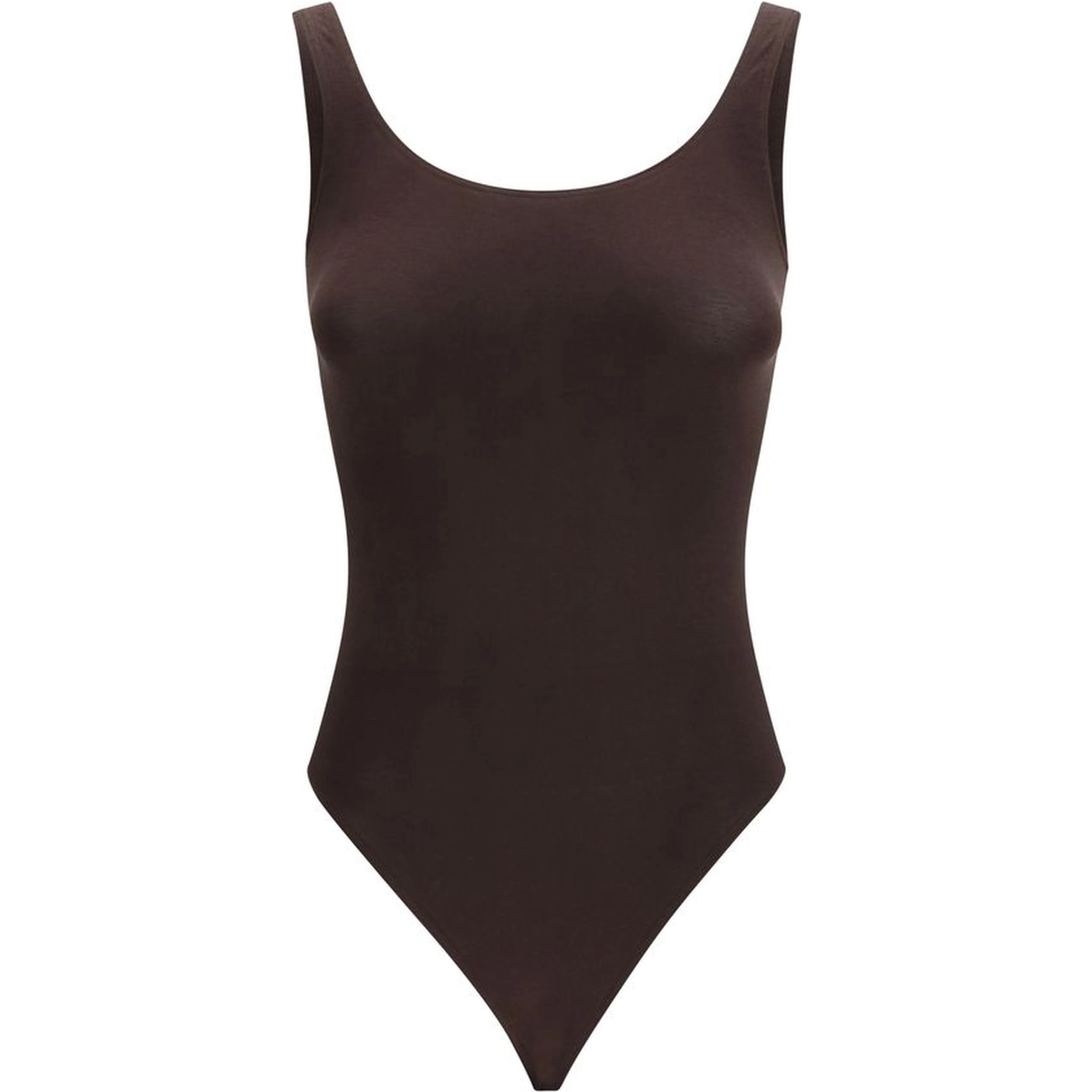 Brown Cotton Bodysuit