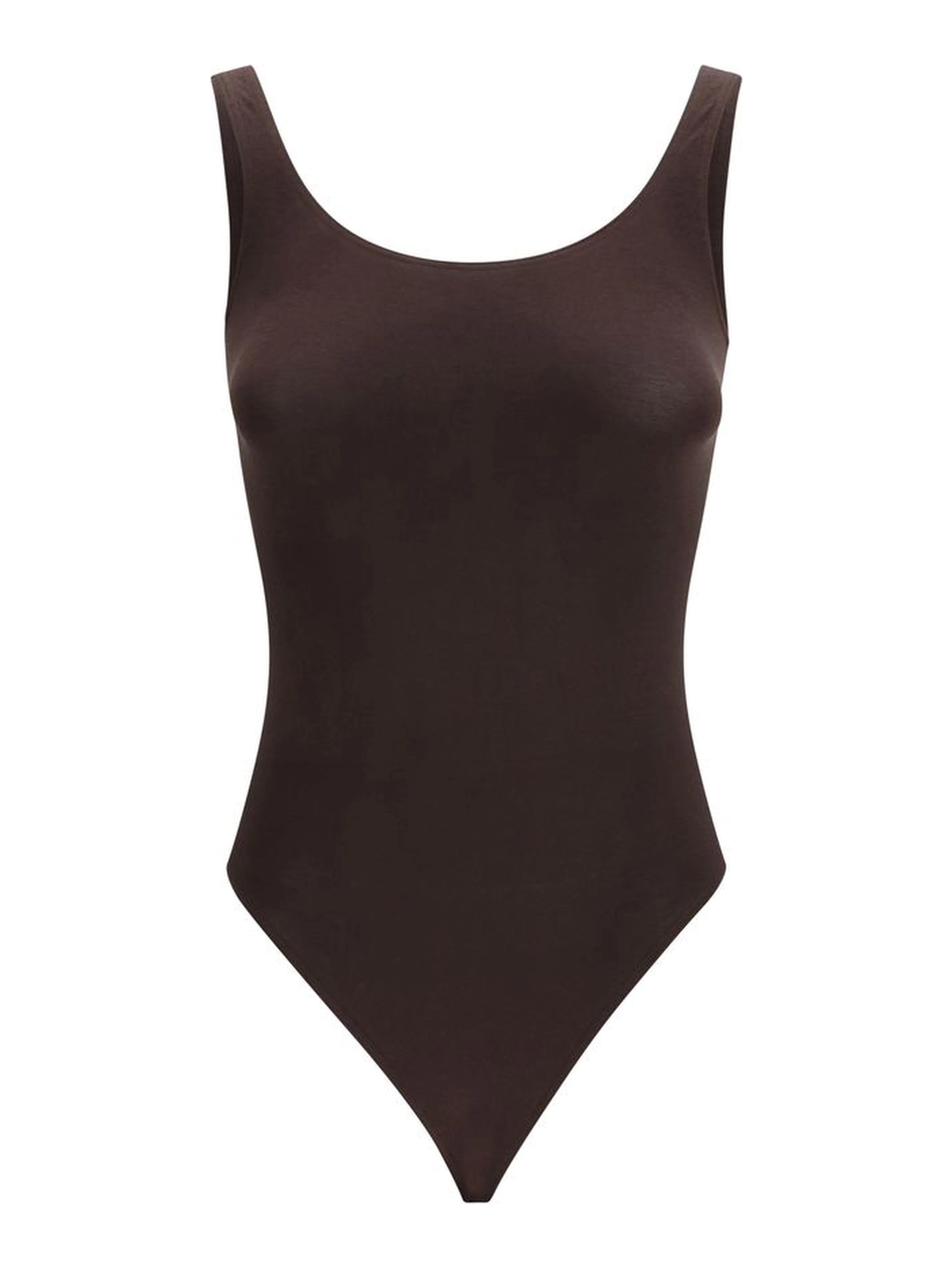 Brown Cotton Bodysuit
