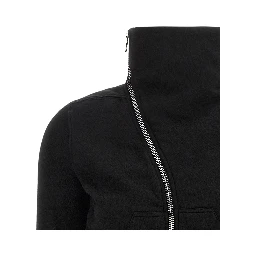 Black Cotton Sweatshirt