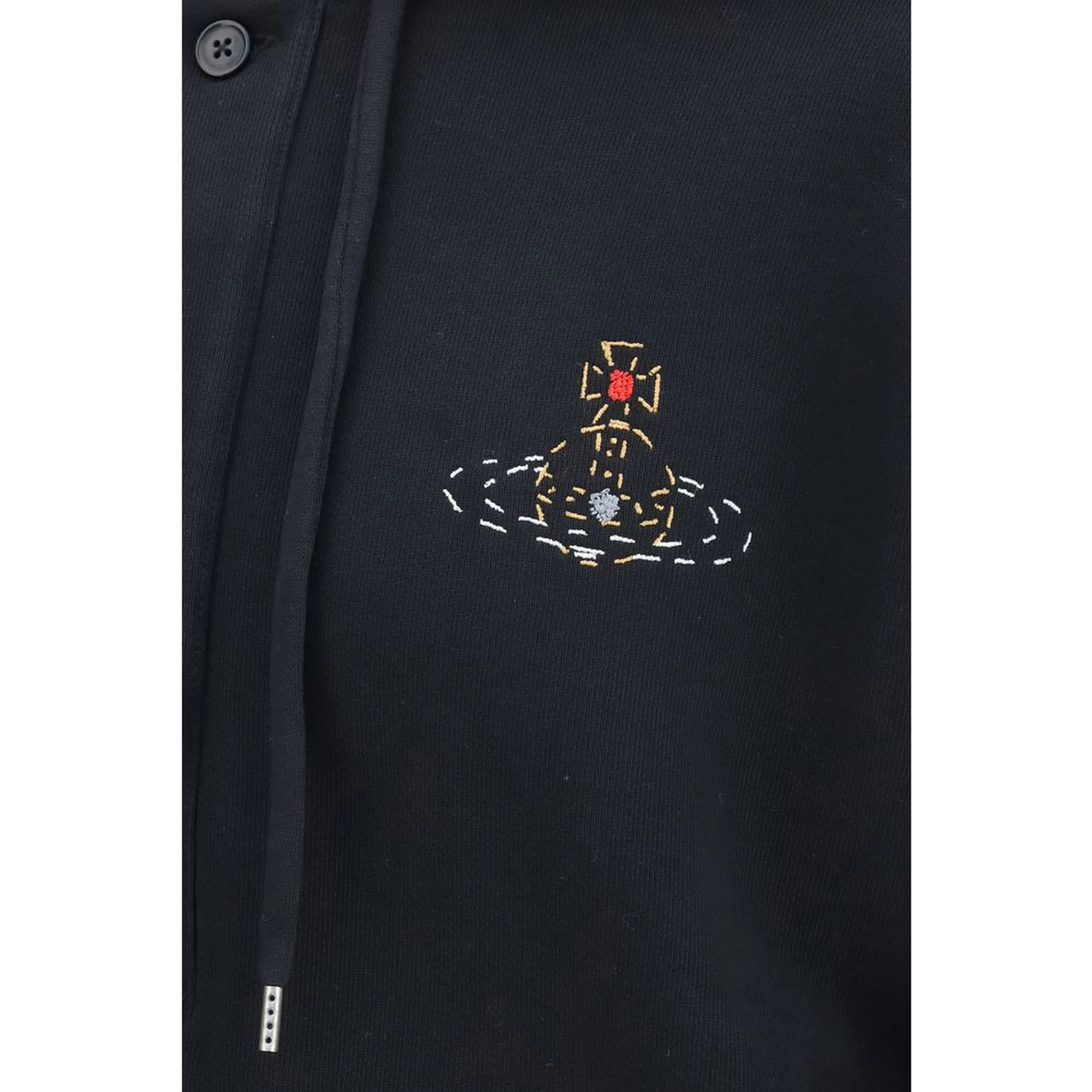 Black Cotton Sweatshirt