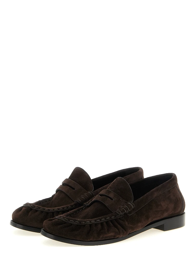 Brown Calfskin Slip-On Loafers alternative