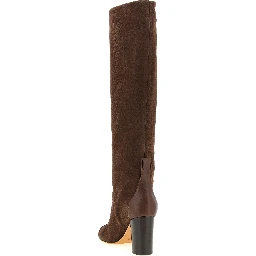 Brown Calfskin Over The Knee