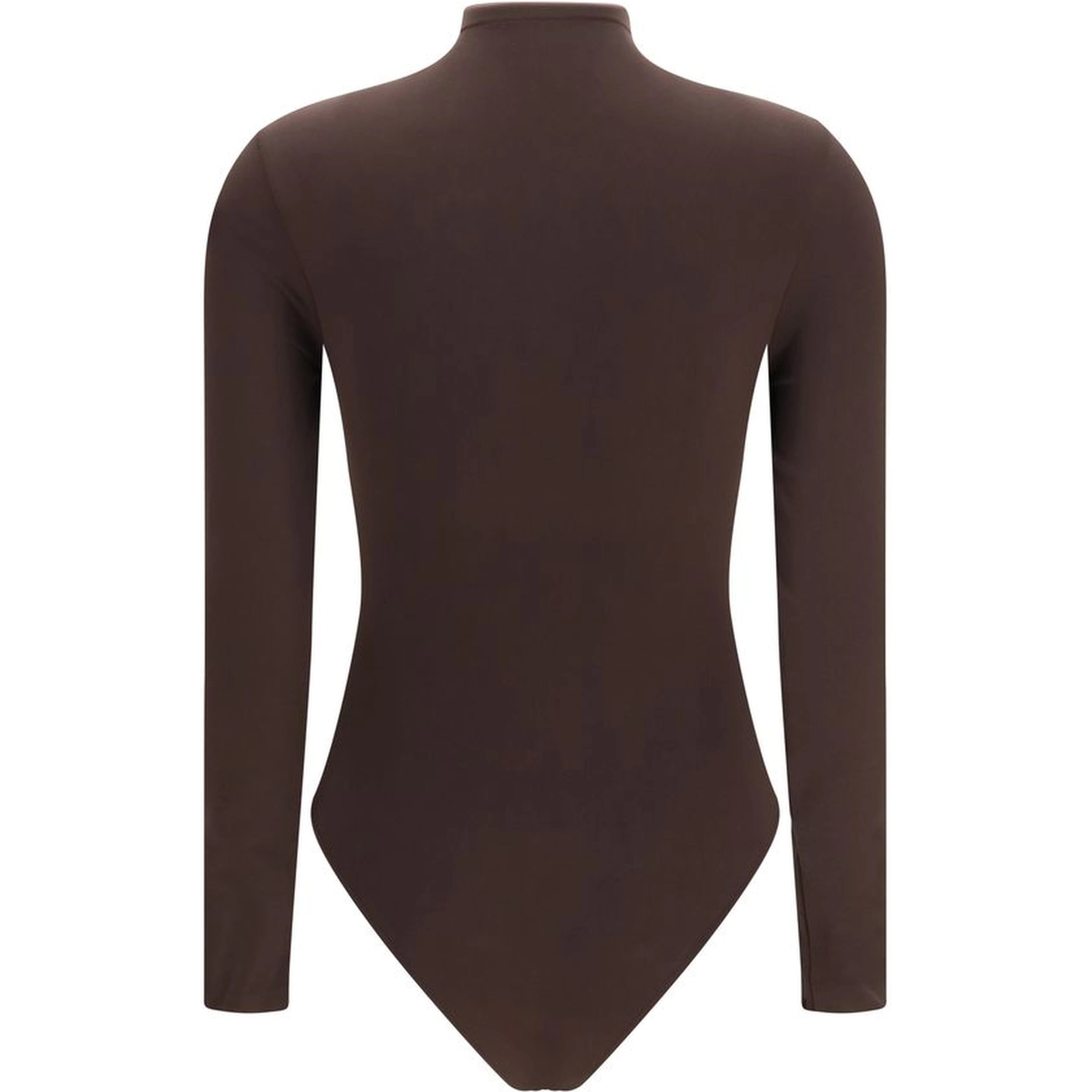 Brown Polyamide Bodysuit