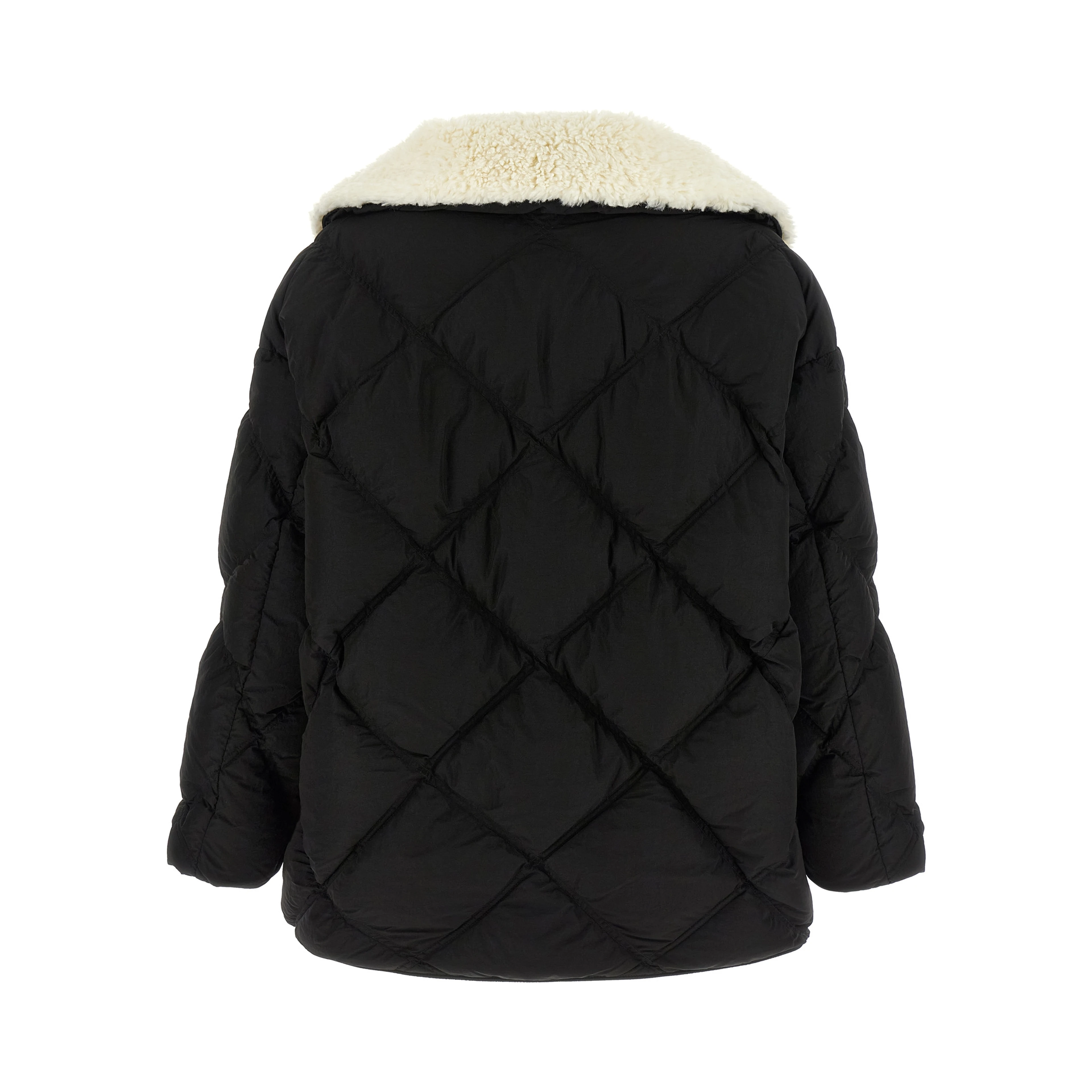 Black Nylon Full-Length Jacket