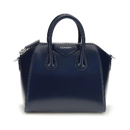 Blue Calf Leather Bos Taurus Handbag