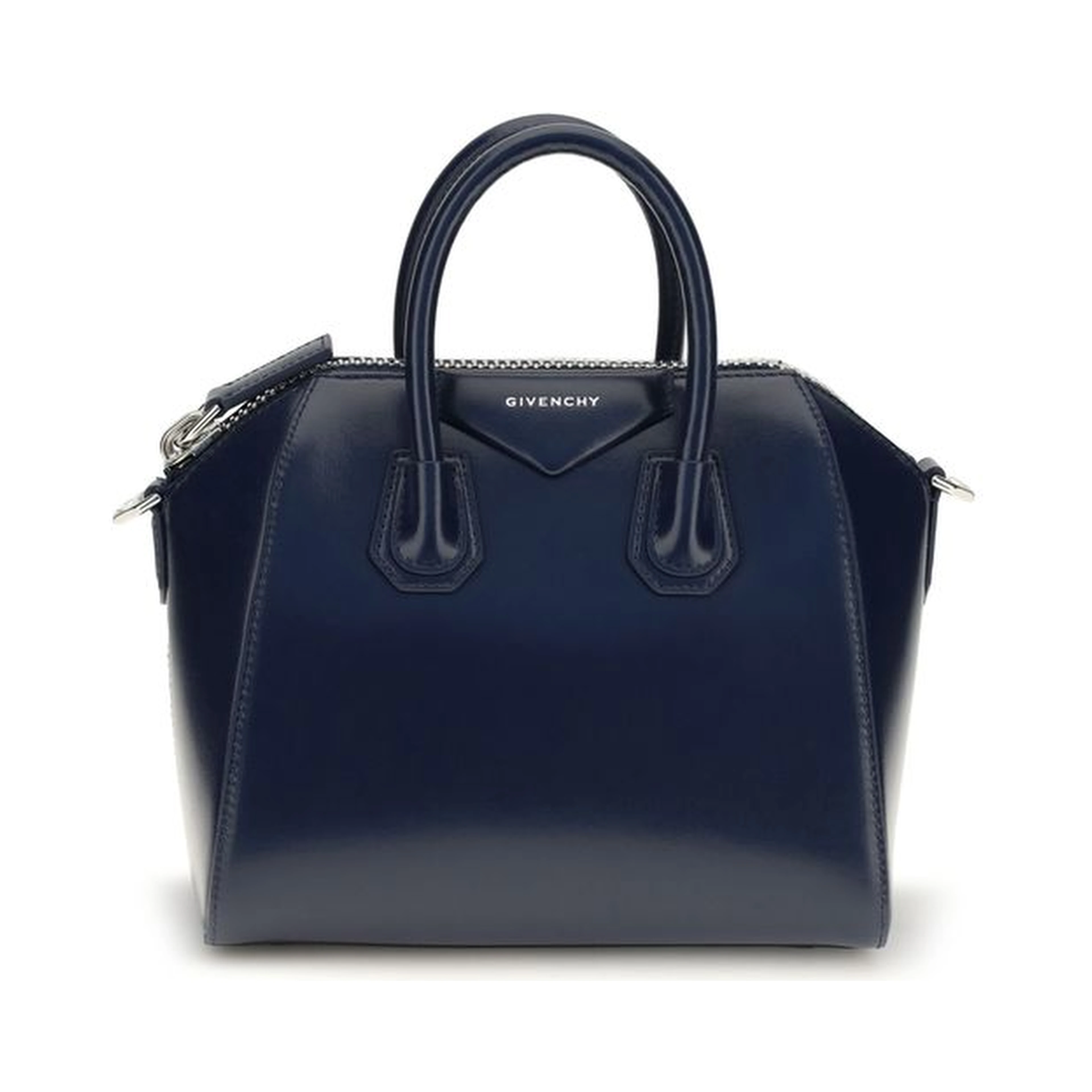 Blue Calf Leather Bos Taurus Handbag