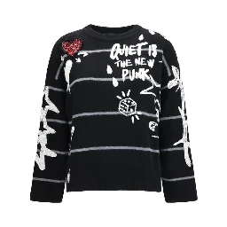 Black Wool Oves Aries Sweatshirt