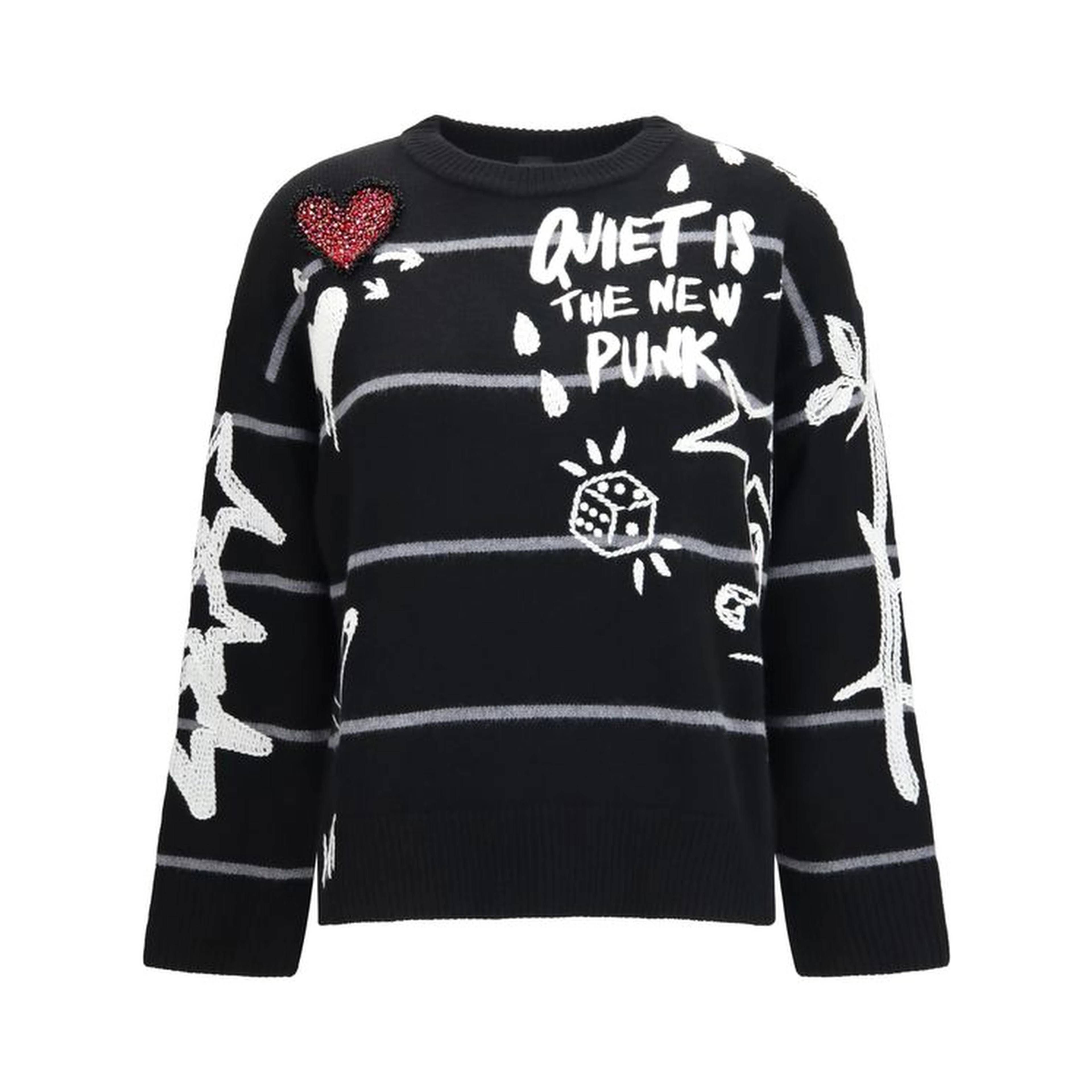Black Wool Oves Aries Sweatshirt