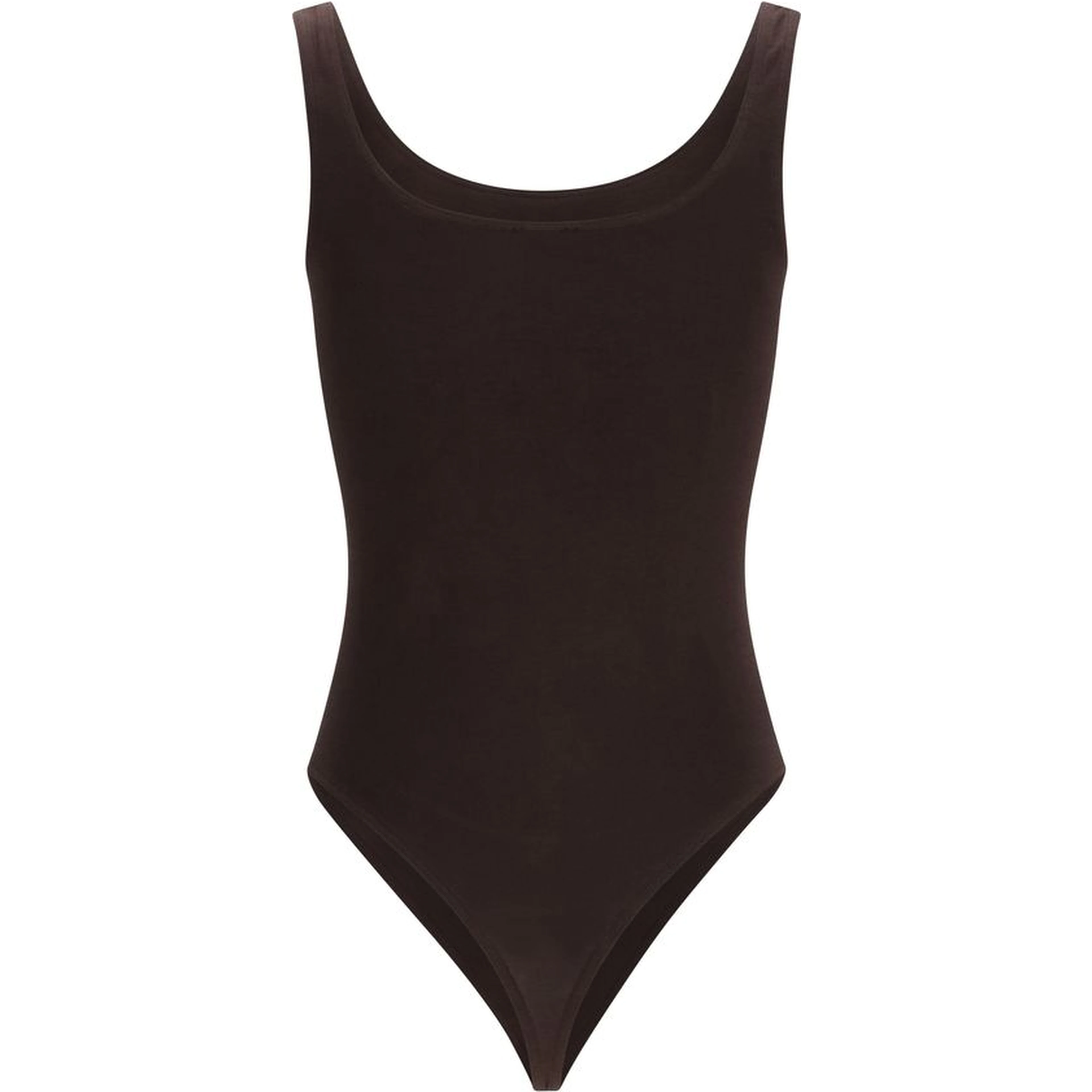 Brown Cotton Bodysuit