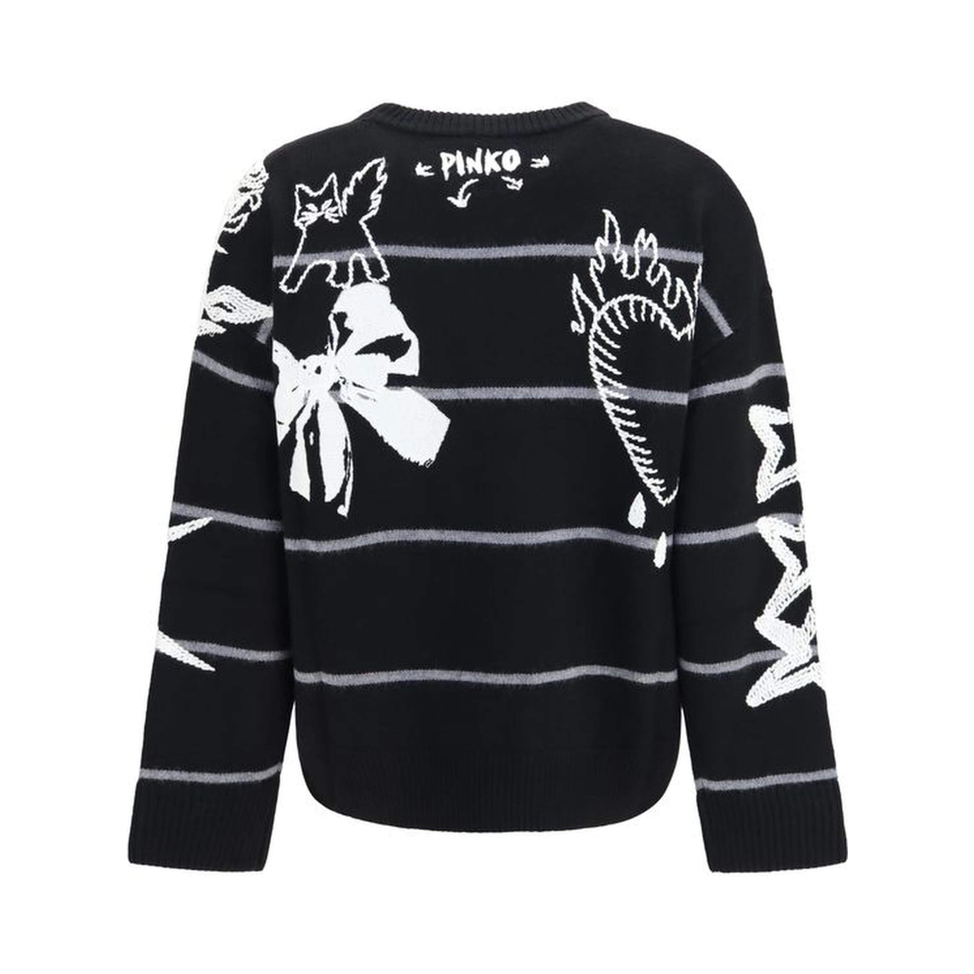 Black Wool Oves Aries Sweatshirt
