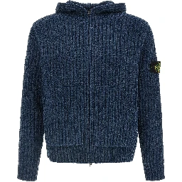 Blue Cotton Cardigan