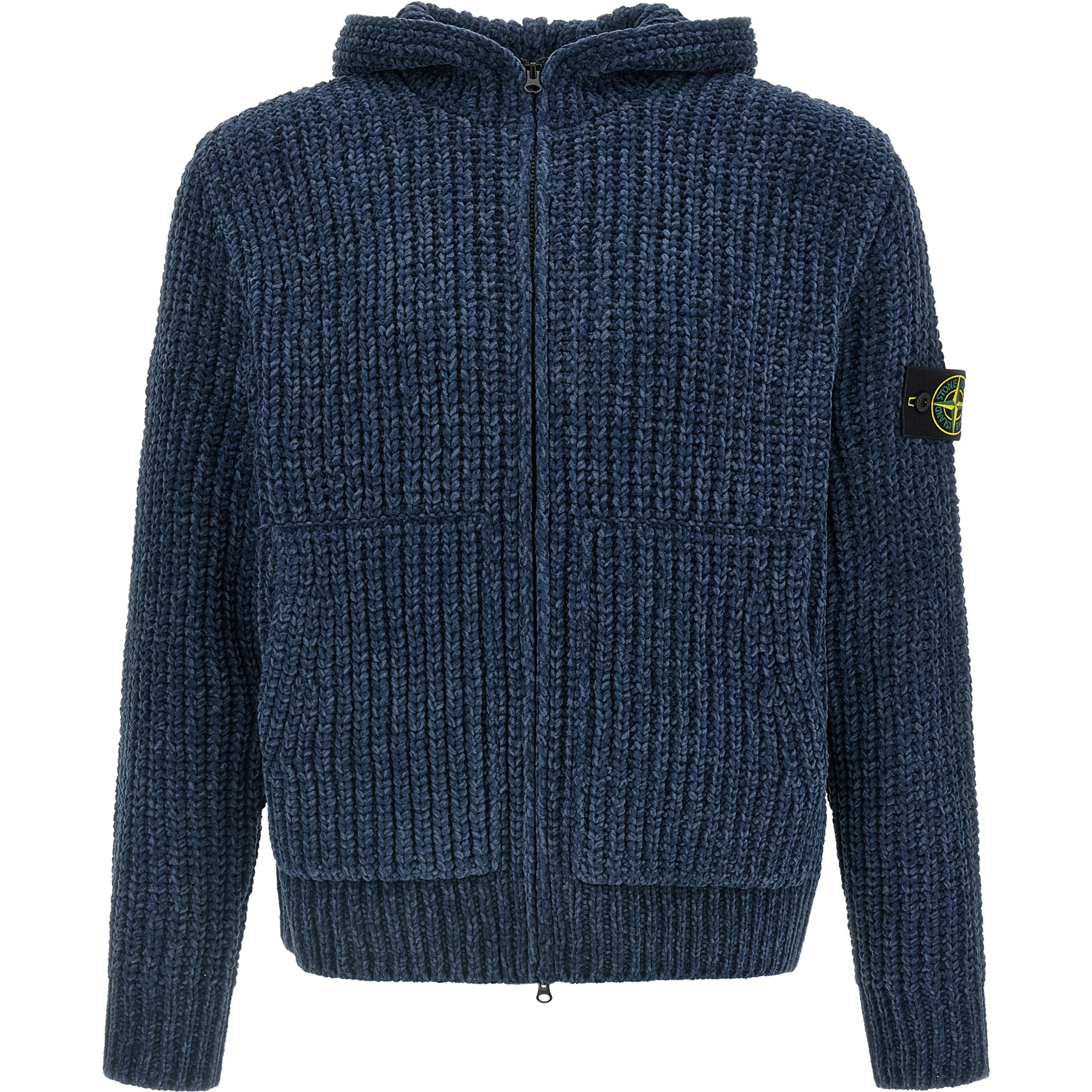 Blue Cotton Cardigan