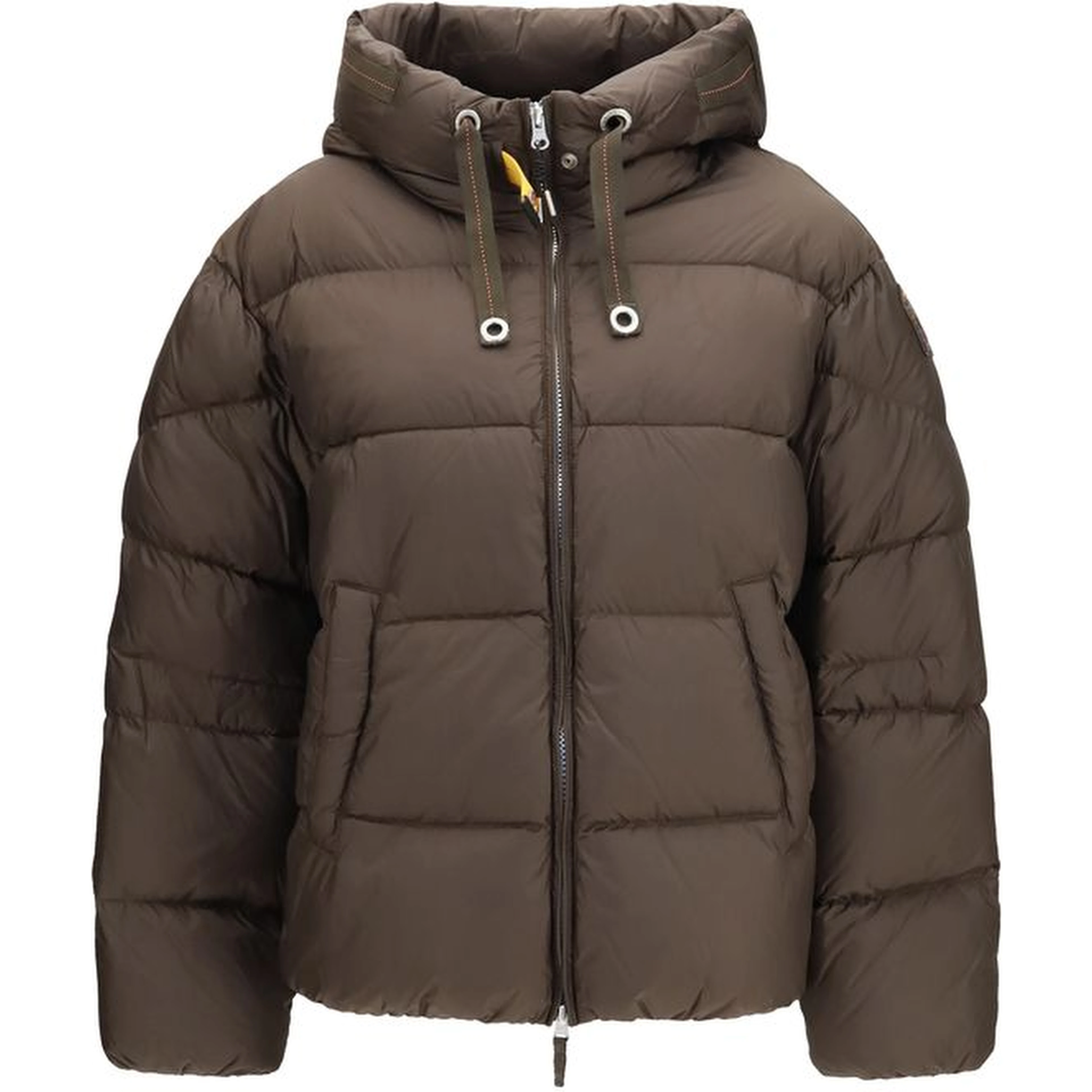 Brown Goose Down Full-Length Jacket