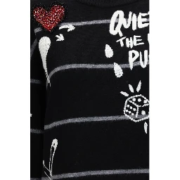 Black Wool Oves Aries Sweatshirt