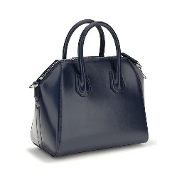 Blue Calf Leather Bos Taurus Handbag