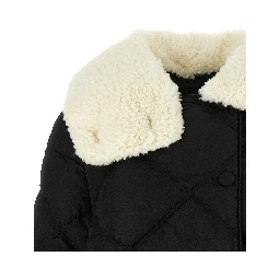 Black Nylon Full-Length Jacket