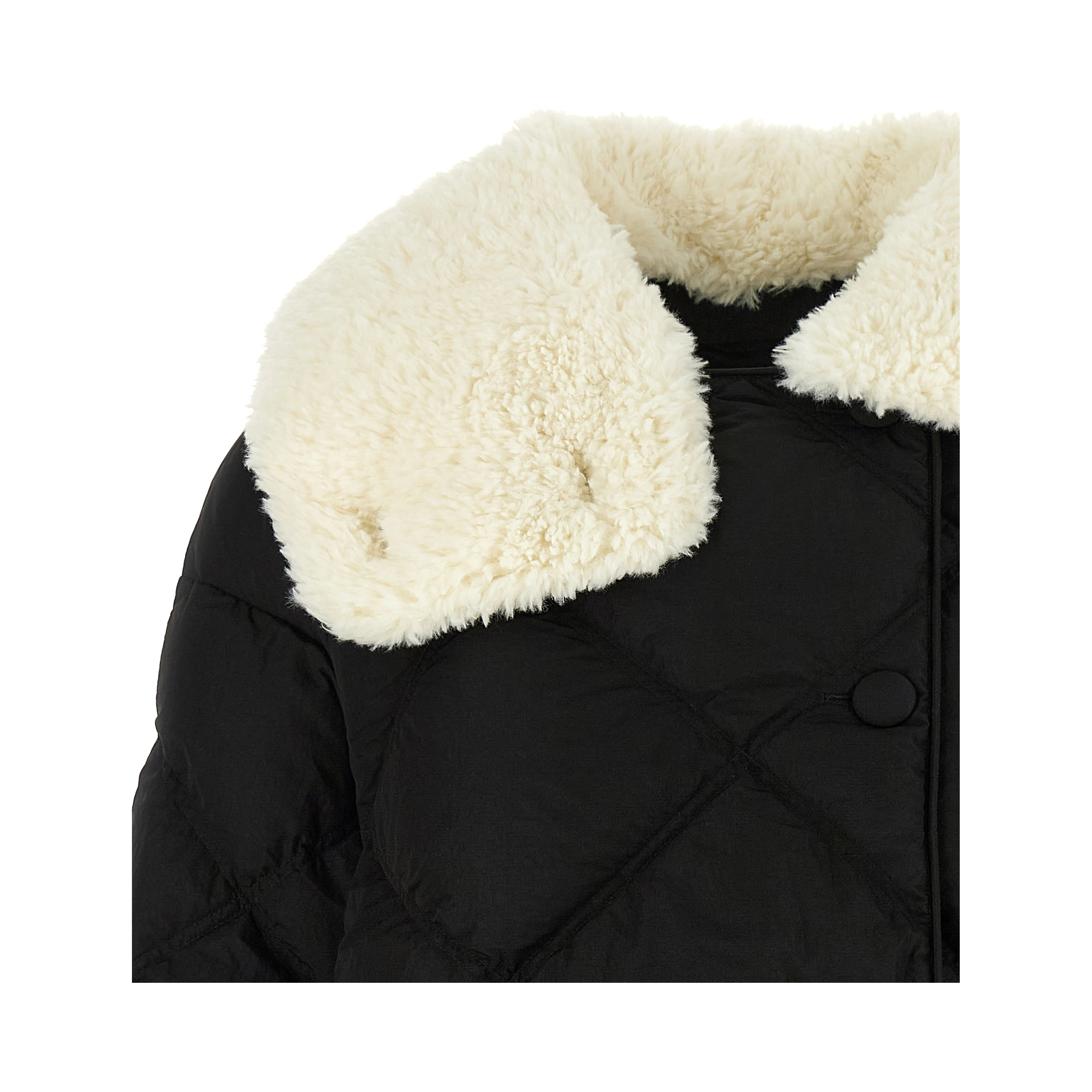 Black Nylon Full-Length Jacket