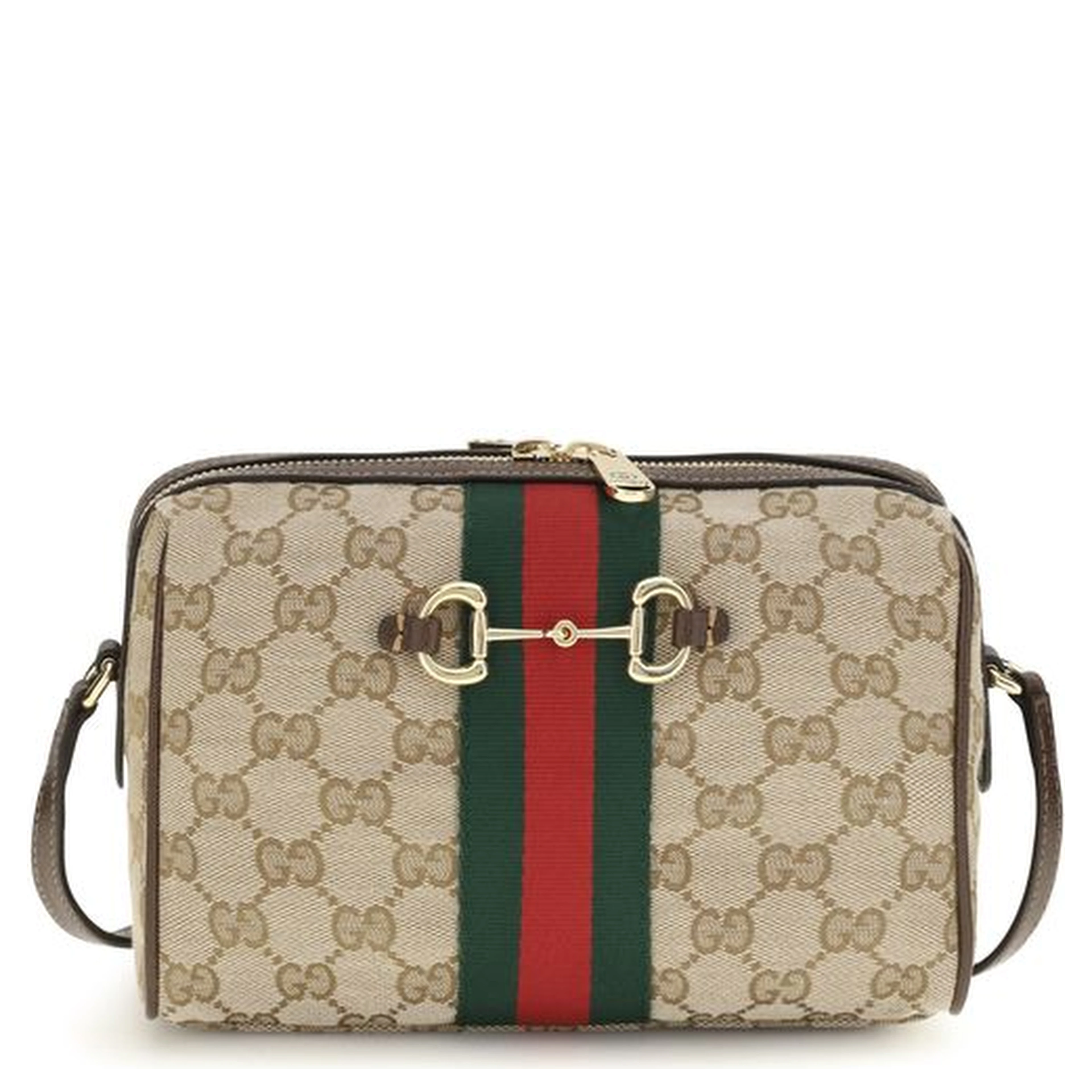 Beige Fabric Shoulder Bag
