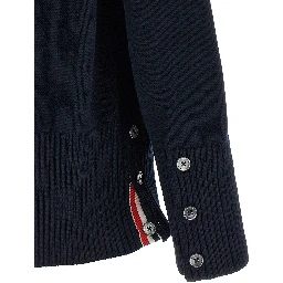 Blue Cotton Cardigan