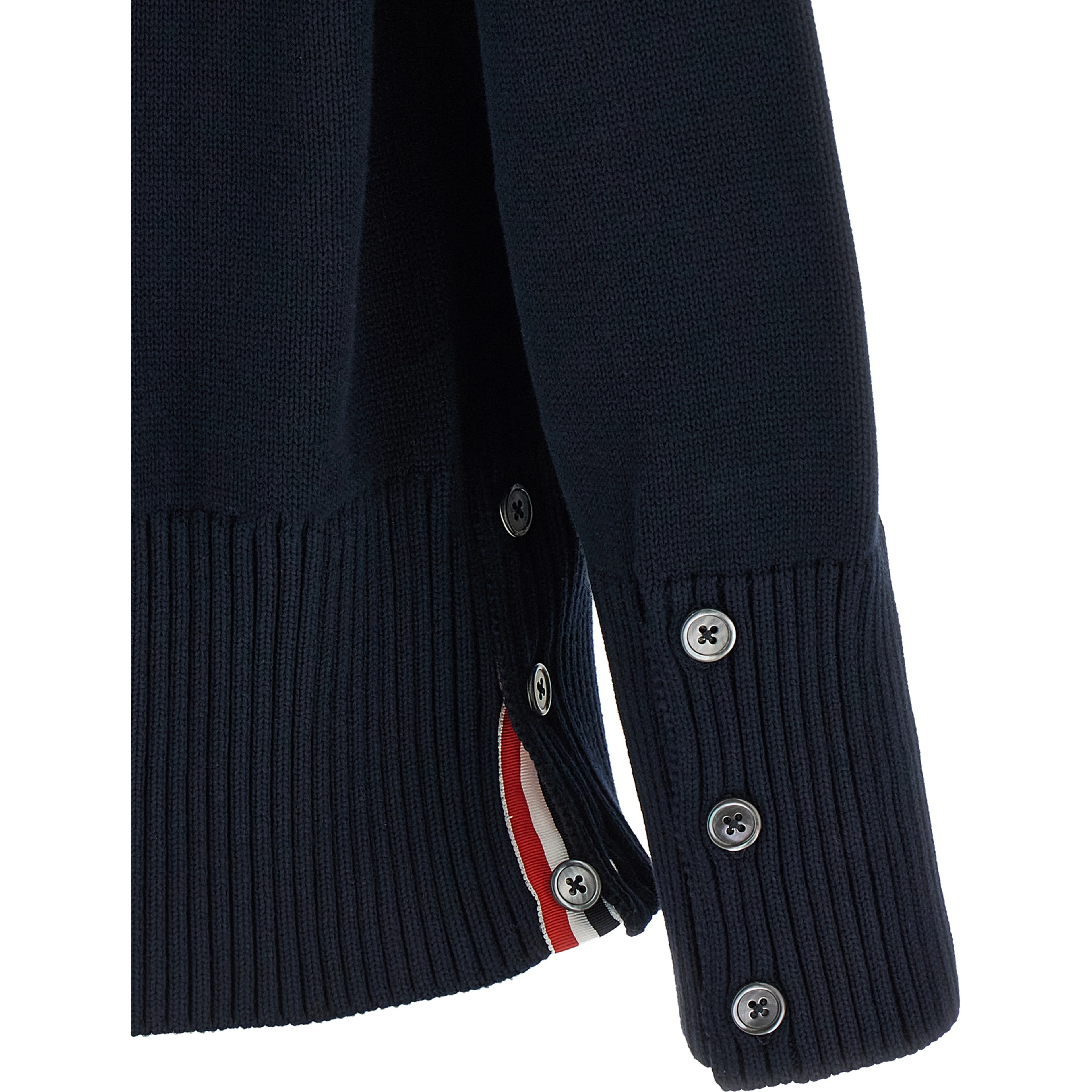 Blue Cotton Cardigan