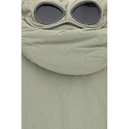 Gray Polyamide Full-Length Jacket