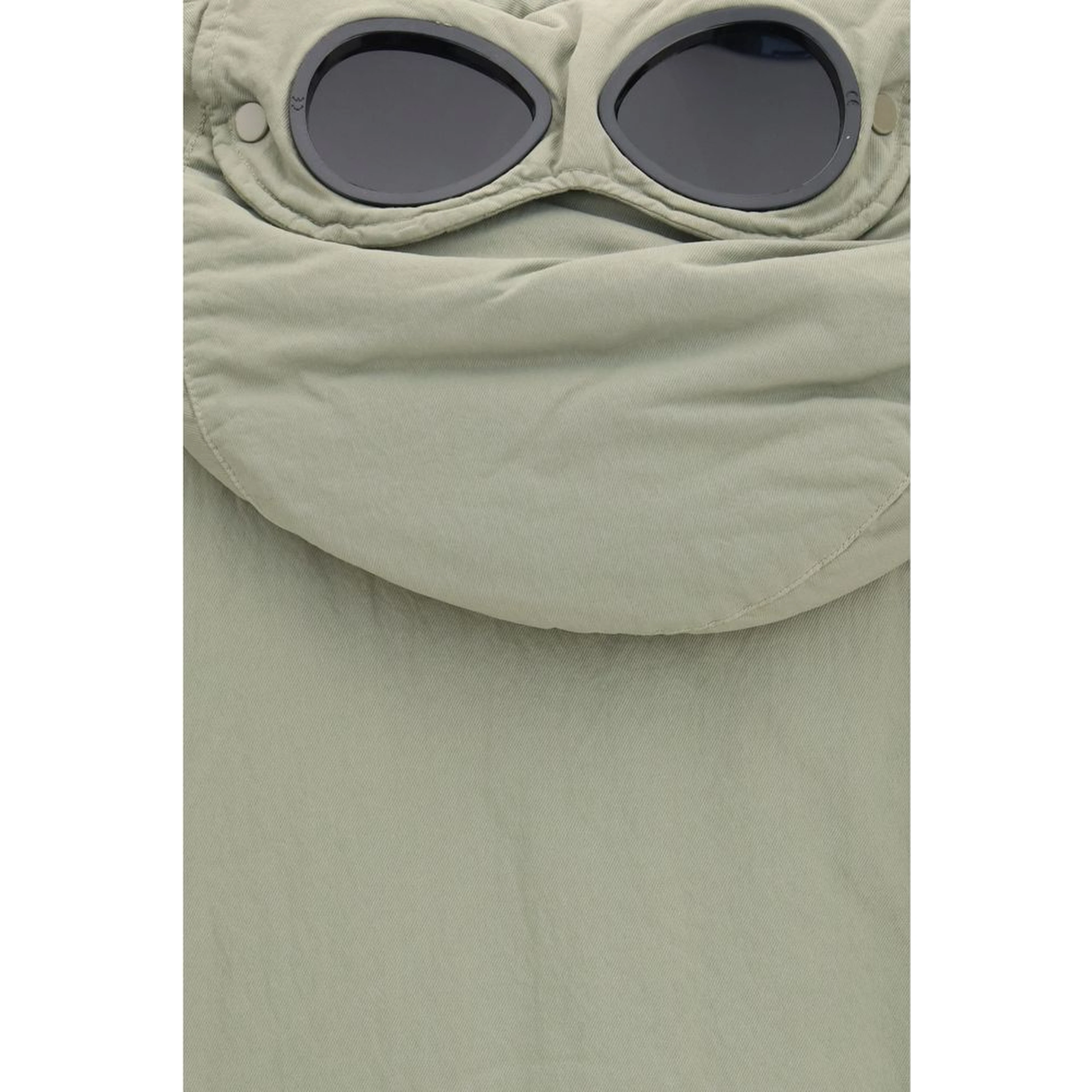 Gray Polyamide Full-Length Jacket
