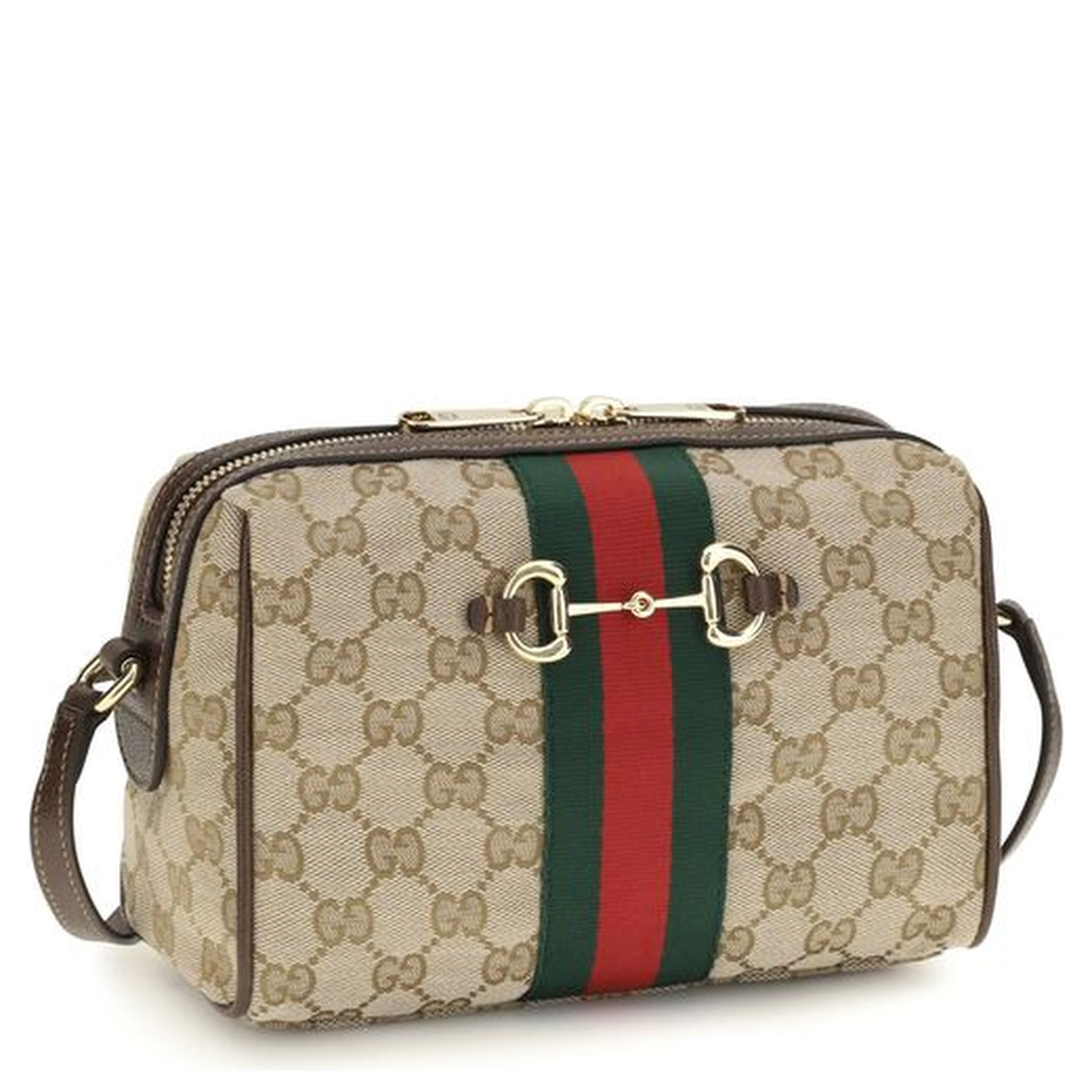 Beige Fabric Shoulder Bag