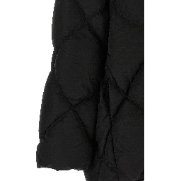 Black Nylon Full-Length Jacket