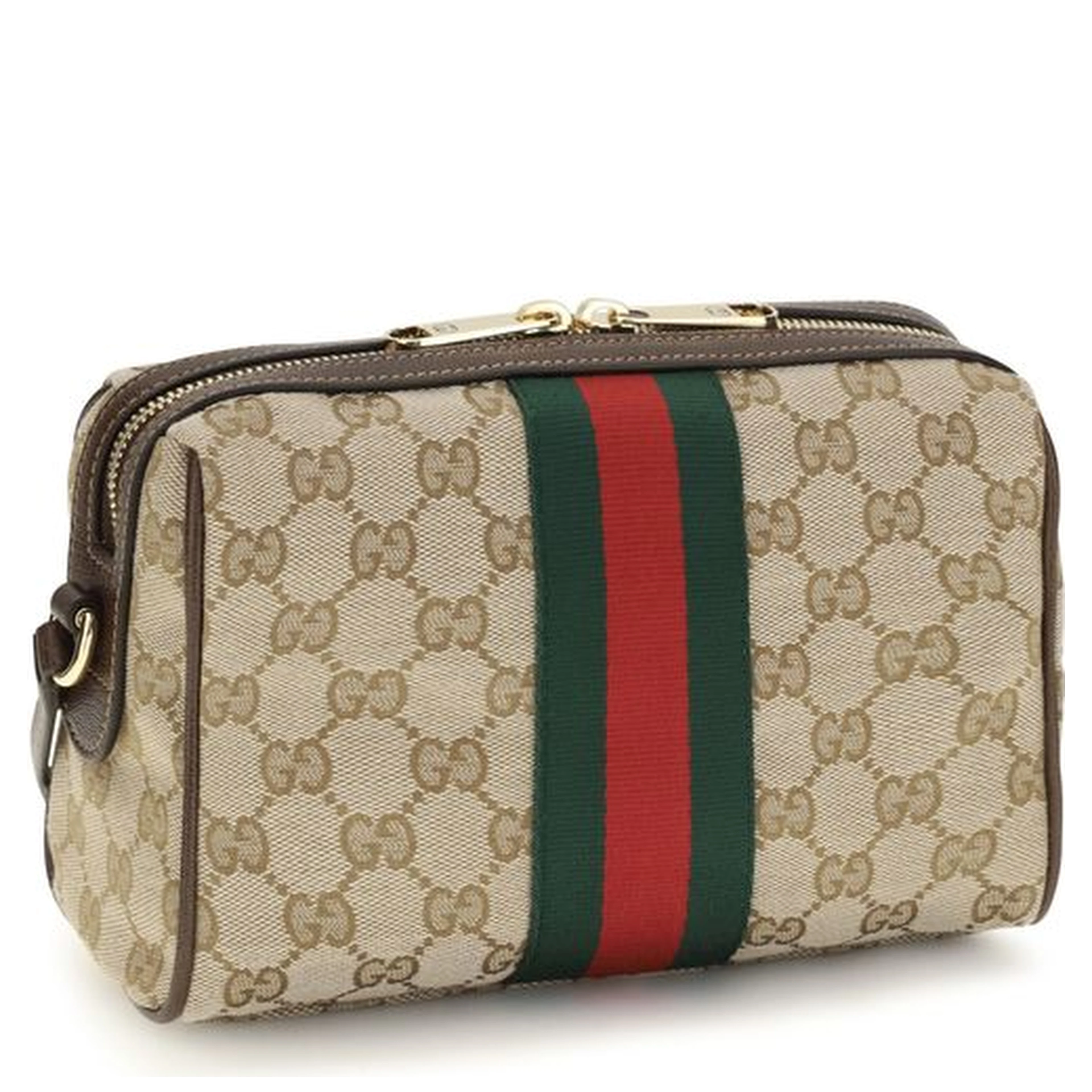 Beige Fabric Shoulder Bag
