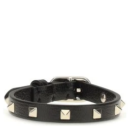Black Calf Leather Bos Taurus Bracelet