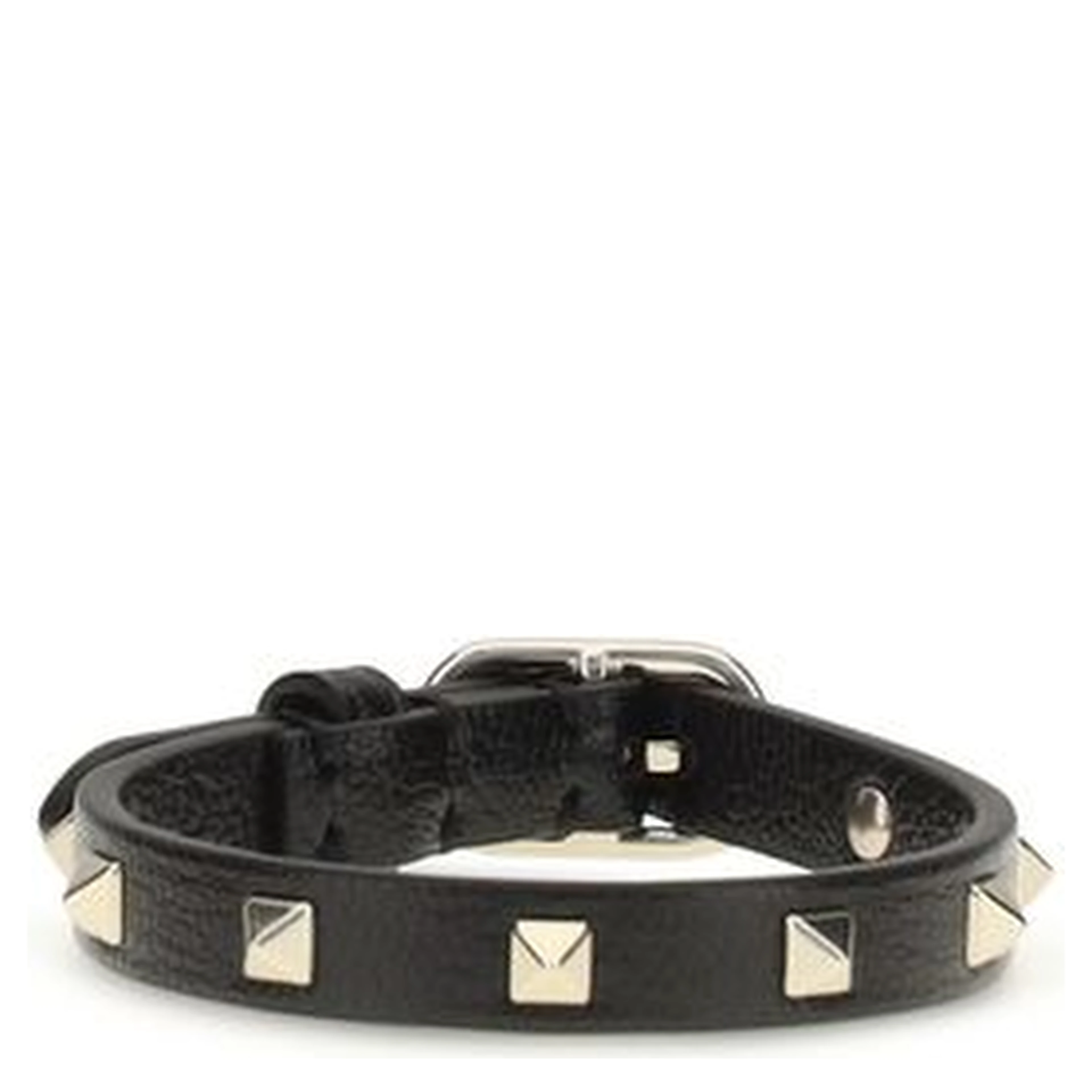 Black Calf Leather Bos Taurus Bracelet