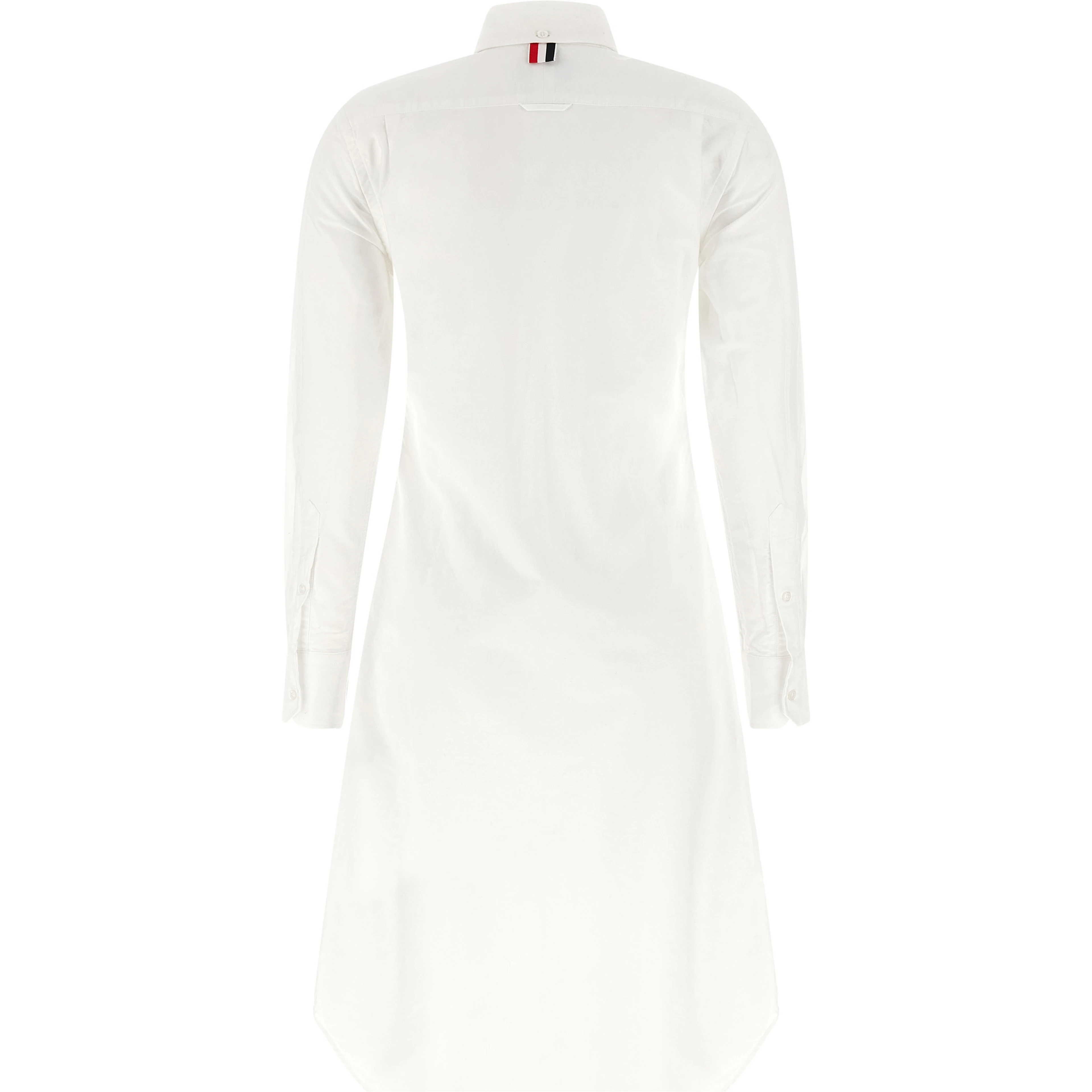 White Cotton Midi Skirt