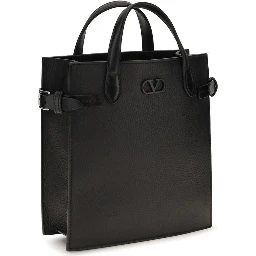 Black Calf Leather Bos Taurus Shoulder Bag