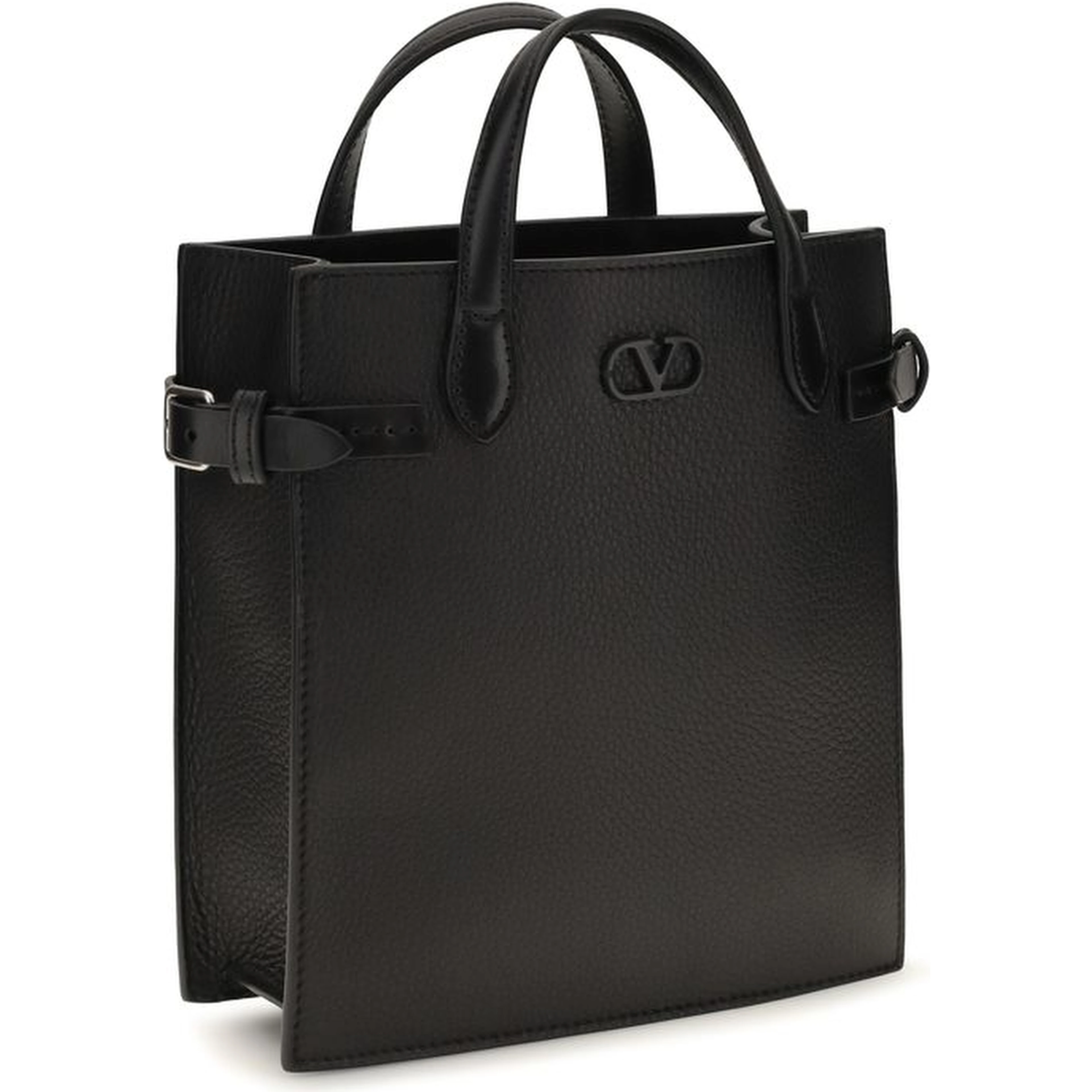 Black Calf Leather Bos Taurus Shoulder Bag
