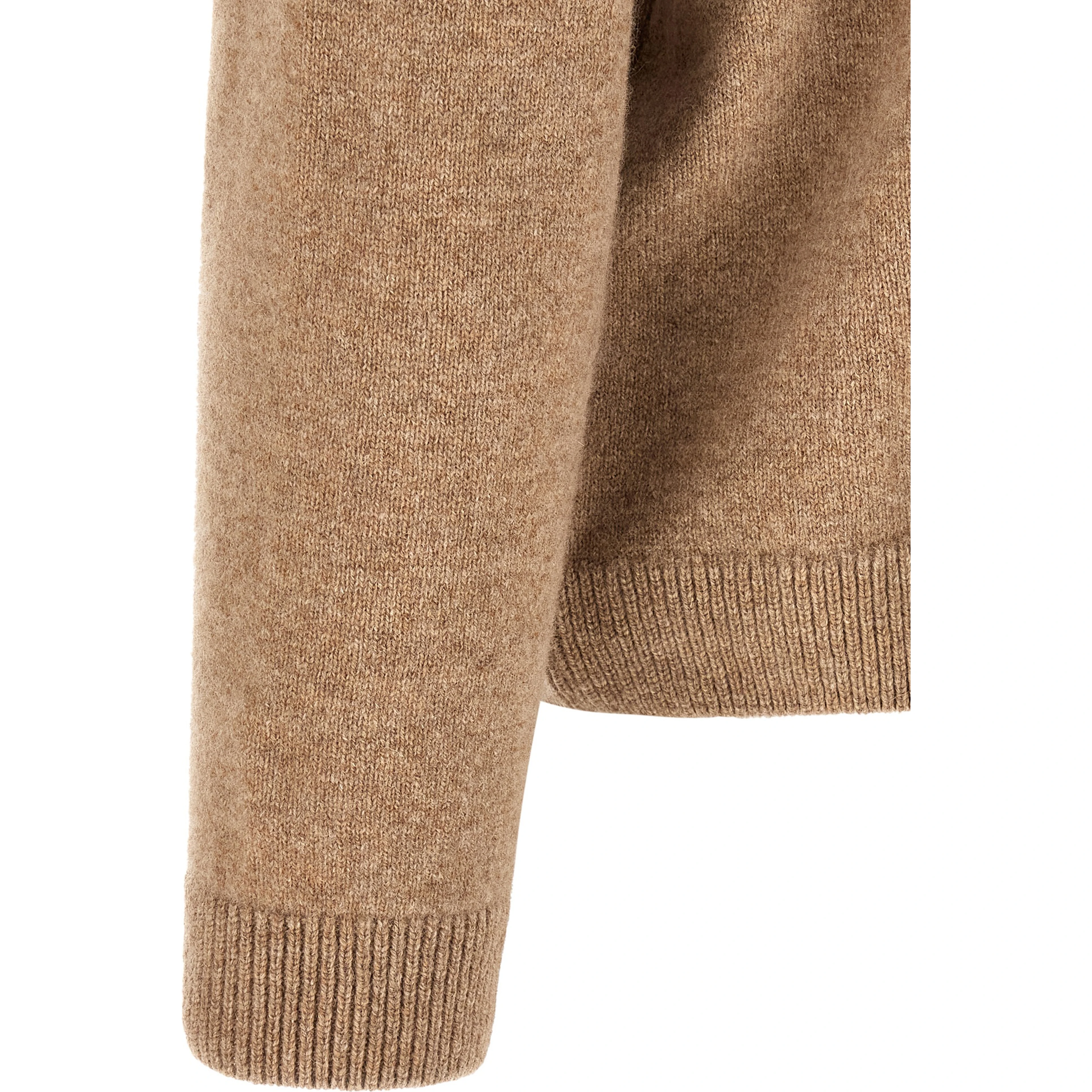 Beige Wool Cardigan