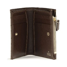 Brown Cotton Wallet