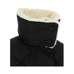 Black Nylon Full-Length Jacket