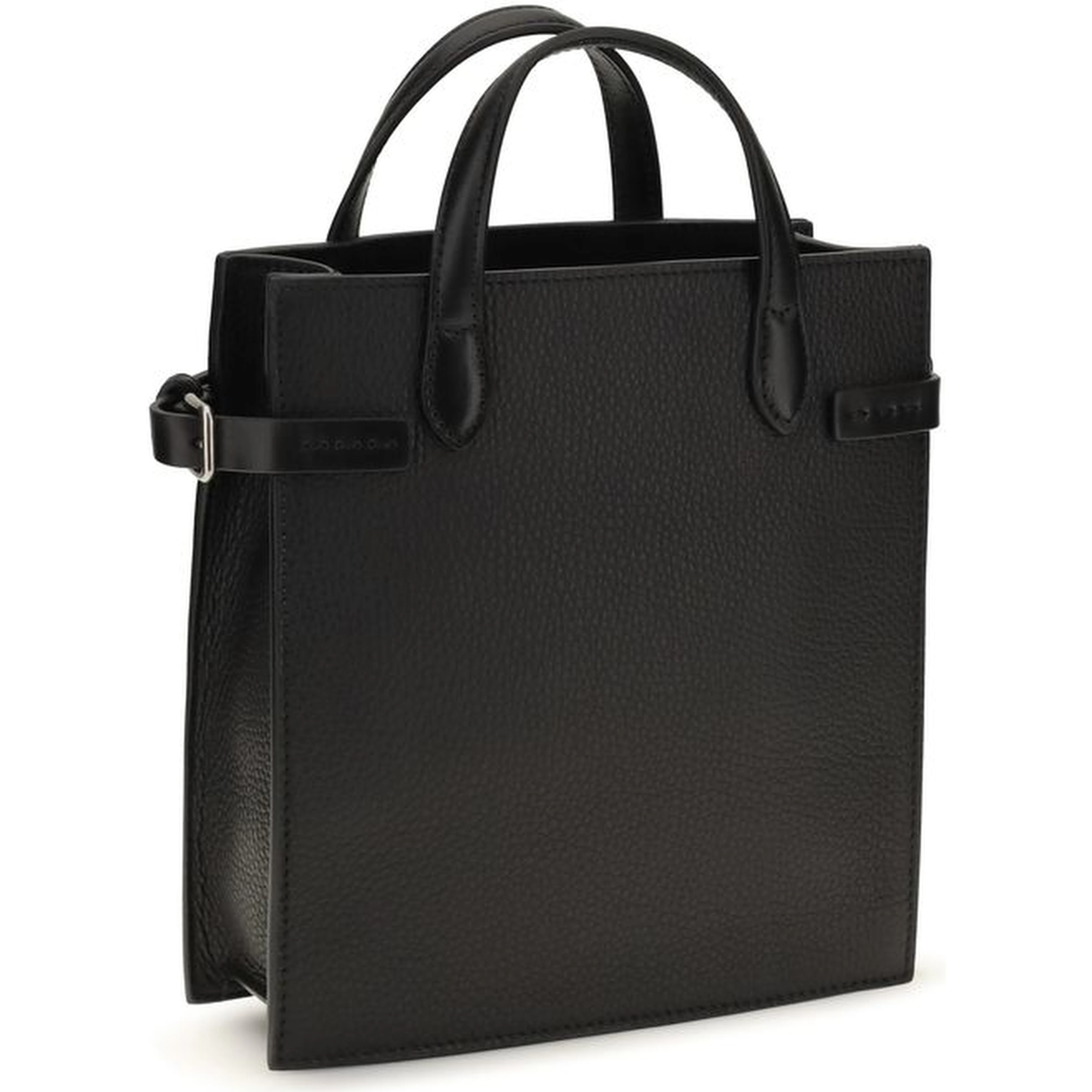 Black Calf Leather Bos Taurus Shoulder Bag
