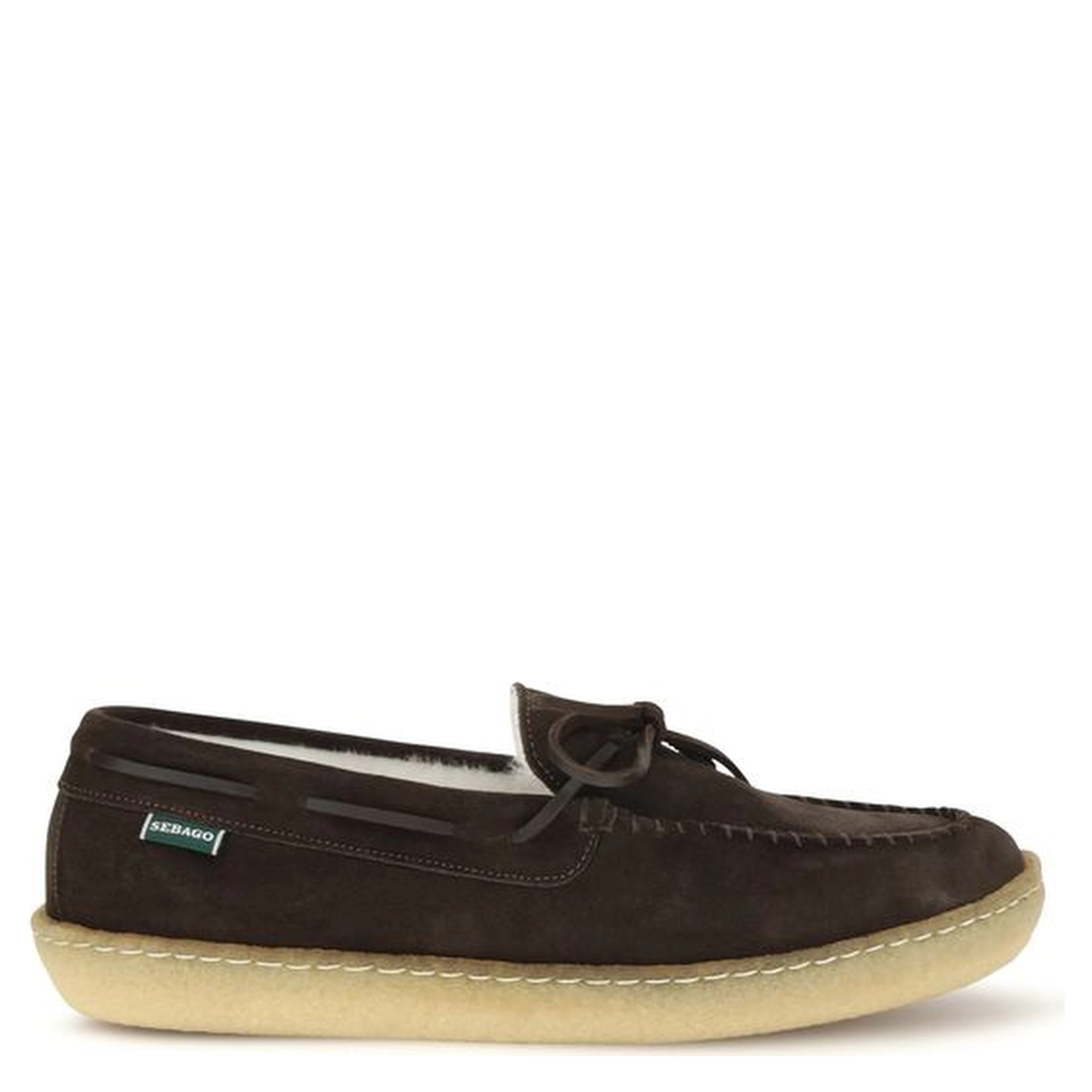 Brown Calf Leather Bos Taurus Slip-On Loafers