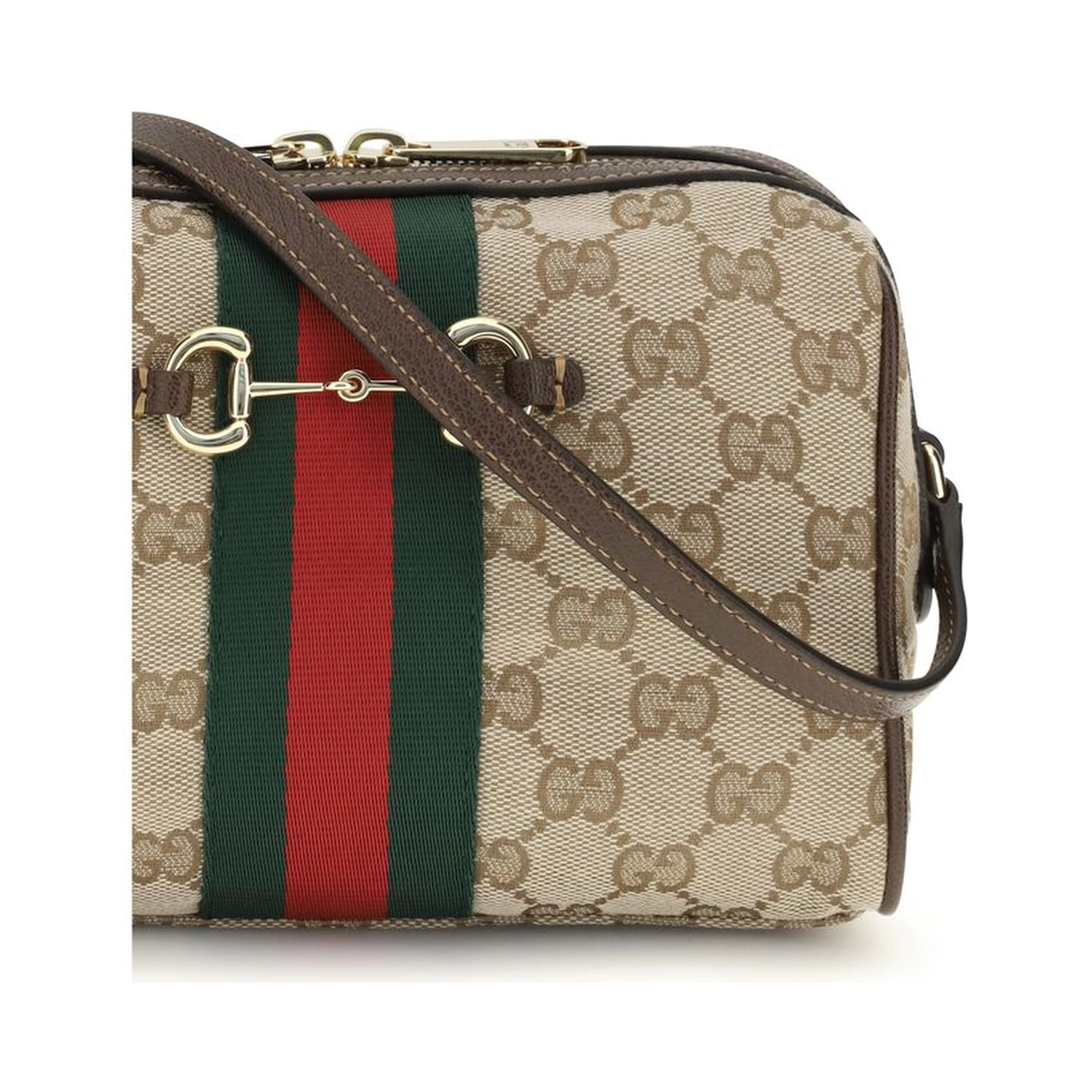 Beige Fabric Shoulder Bag