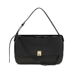 Black Calf Leather Bos Taurus Shoulder Bag